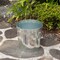 Gardenised Round Galvanized Steel, Trash Can with Lid - Durable Metal Bucket for Backyard, Lawn, Garden and Yard Use - Weather-Resistant Garbage Can for Indoor and Outdoor